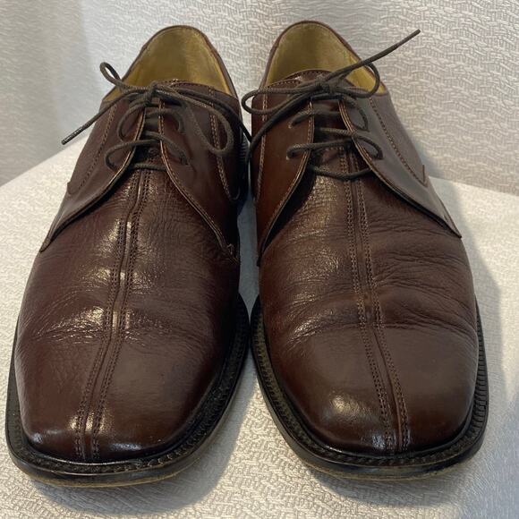 Belvedere Florence Italy Brown Calfskin Lace-up Dress Shoes men sz 11 main image 7